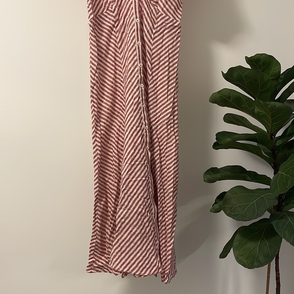 Red stripe cotton dress - Picture 3 of 3